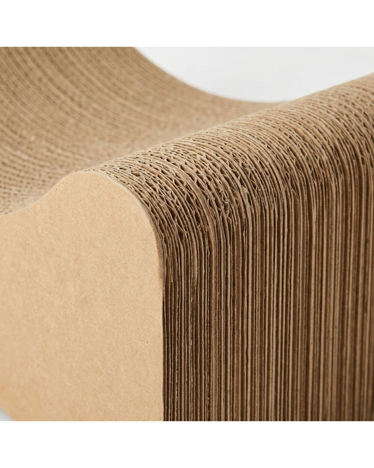 Ygbxf Reversible Wave Corrugated Cat Scratcher 24 Inch Oatmeal - Detail view