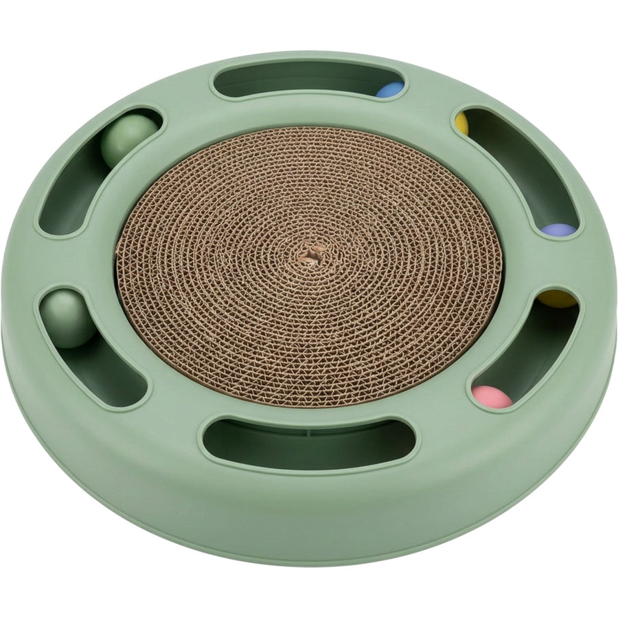 Ygbxf Round Track Corrugated Cat Scratcher 16 Inch Sage